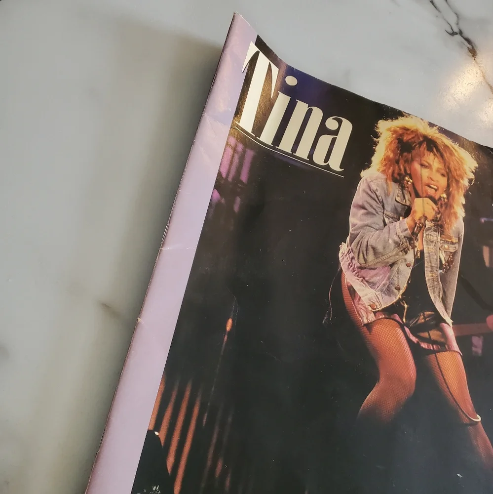 Tina Turner Private Dancer 1985 Concert Tour Program Book